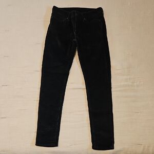 Levi's Women's Black Corduroy Skinny Pants